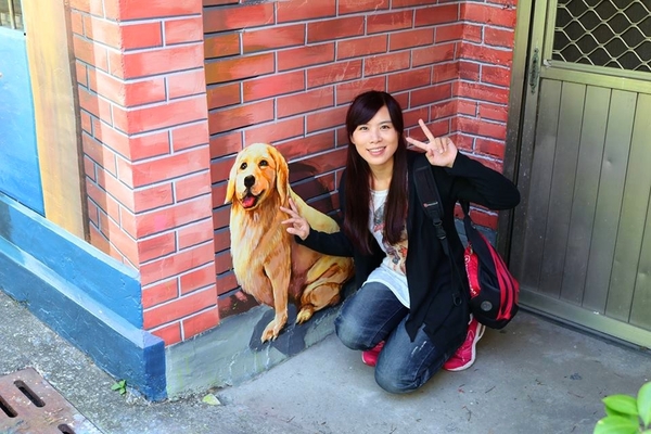 忠權彩繪社區(狗狗立體彩繪)：【彰化景點】忠權彩繪社區~讓人融化的最新3D彩繪景點，全台第一個愛犬元氣站，看超級吸睛搶戲的汪星人狗狗總動員，超萌裝置強勢啟動溫暖貼近你的心