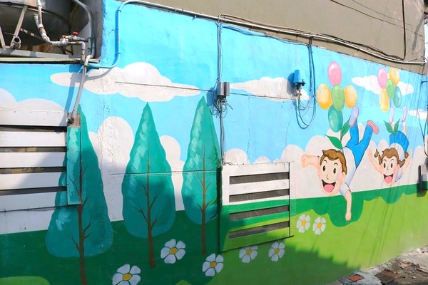 忠權彩繪社區(狗狗立體彩繪)：【彰化景點】忠權彩繪社區~讓人融化的最新3D彩繪景點，全台第一個愛犬元氣站，看超級吸睛搶戲的汪星人狗狗總動員，超萌裝置強勢啟動溫暖貼近你的心