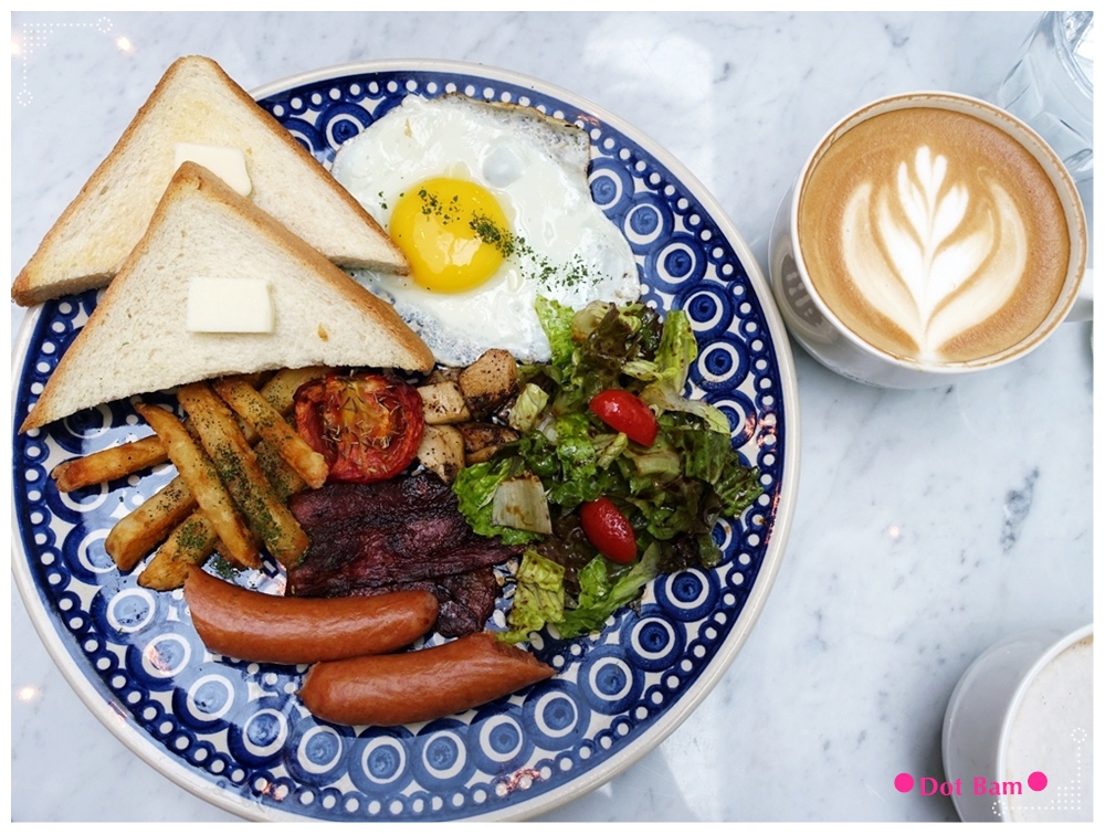 任意門旅行風咖啡館Anywhere Cafe %26; Travel 曼哈頓經典大早餐、義式拿鐵.JPG