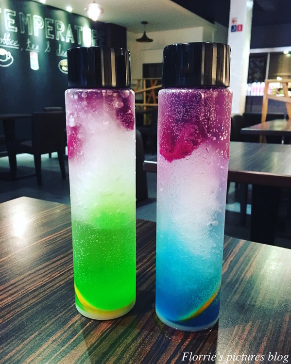 杯沿溫度咖啡(基隆分店):基隆美食~杯沿溫度咖啡 Hand temperature CAFE~來瓶超美的漸層飲料,享受悠閒的下午茶時光