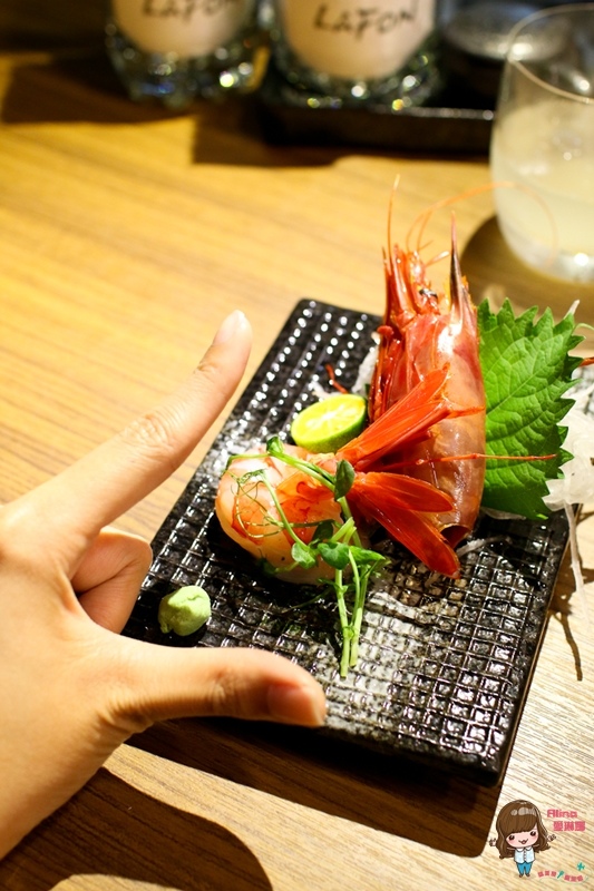 LAFON 樂逢:【食記】台北 南京復興 LAFON 樂逢 現代化日式居酒屋 新鮮味美胭脂蝦 優質無毒梅花豬排