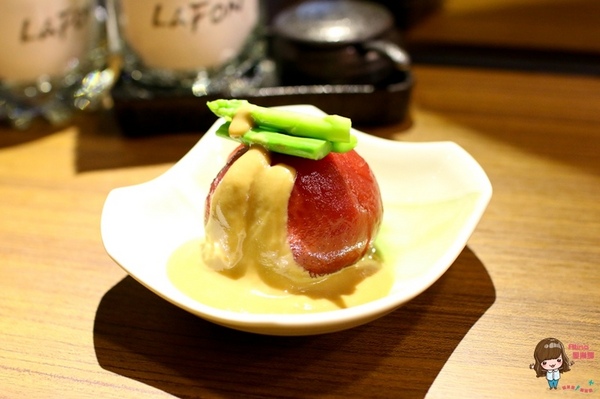 LAFON 樂逢:【食記】台北 南京復興 LAFON 樂逢 現代化日式居酒屋 新鮮味美胭脂蝦 優質無毒梅花豬排