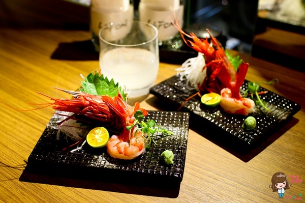 LAFON 樂逢:【食記】台北 南京復興 LAFON 樂逢 現代化日式居酒屋 新鮮味美胭脂蝦 優質無毒梅花豬排