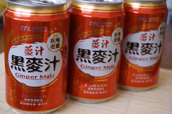 台酒黑麥汁(紅麴 / 原味 / 薑汁):熱熱喝更好喝!台酒薑汁黑麥汁 / 台酒原味黑麥汁 - 不含酒精.天然維生素B補給.氣泡飲料