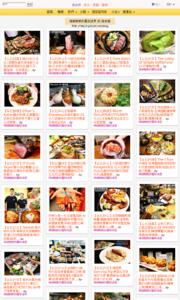 海綿飽飽的鳳梨城堡的美食牆