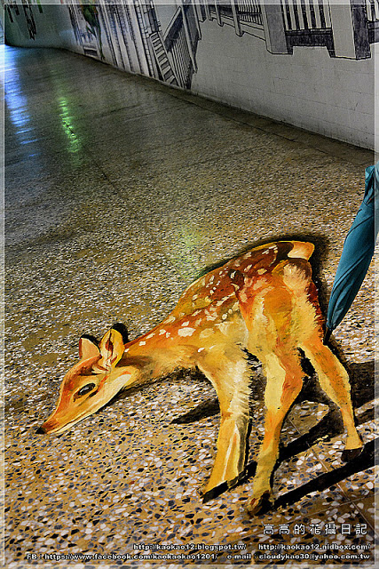 衛民街彩繪地下道:【臺南】東區。衛民街彩繪地下道