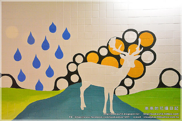 衛民街彩繪地下道:【臺南】東區。衛民街彩繪地下道