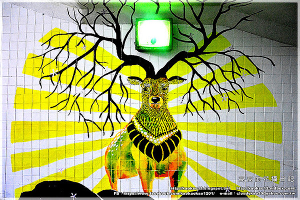 衛民街彩繪地下道:【臺南】東區。衛民街彩繪地下道