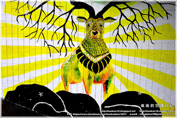 衛民街彩繪地下道:【臺南】東區。衛民街彩繪地下道