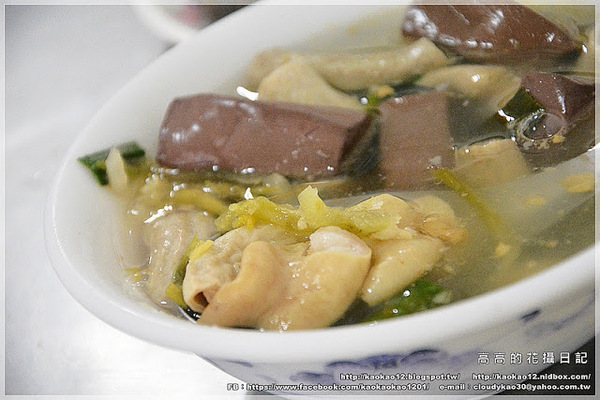 老牌豬血湯：【高雄】三民區。老牌豬血湯