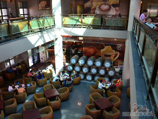 金車伯朗城堡咖啡館24-城堡1館-2樓-鳥瞰1樓