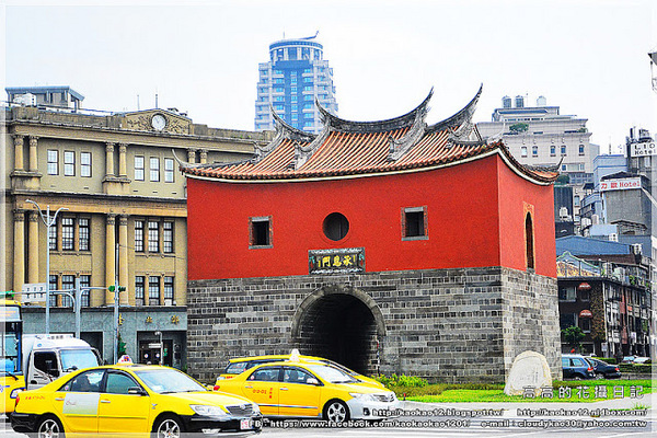北門:【臺北】中正區。臺北府城門-北門(承恩門)
