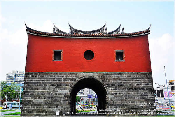 北門:【臺北】中正區。臺北府城門-北門(承恩門)