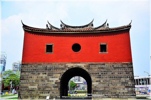 北門:【臺北】中正區。臺北府城門-北門(承恩門)