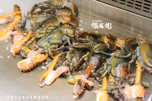 大江戶町活海鮮鐵板燒:台中小三井『大江戶町活海鮮鐵板燒』超高CP值美食/漁市鐵板燒