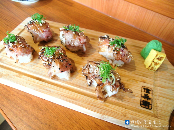 信兵衛:〖台中│美食〗信兵衛 ❤ 手作丼飯壽司日式料理,靠近中華夜市,用料實在,價格平價,大推他們家的牛五花握壽司!!