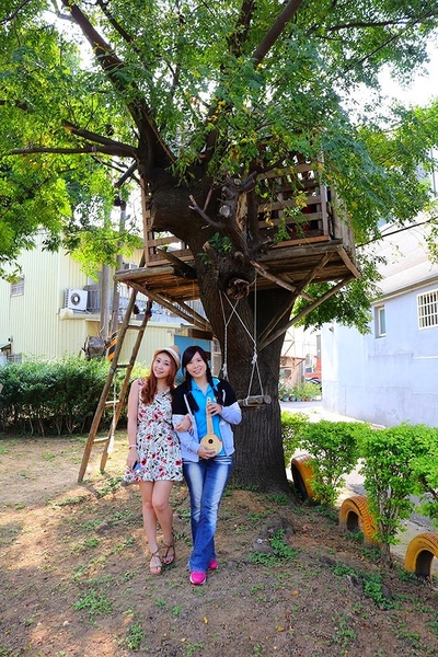 晴心樹屋：【新竹景點】戰車公園內的晴心樹屋~IG熱門打卡景點小小的祕密基地，真的小小的，千萬不要來喔^^