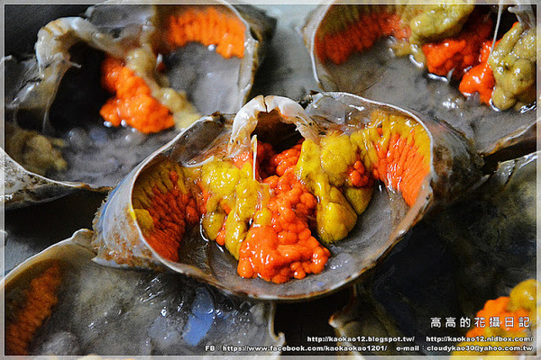 中樺水產行:【高雄】三民區。中樺水產行《超級爆蛋蛋的紅蟳!》
