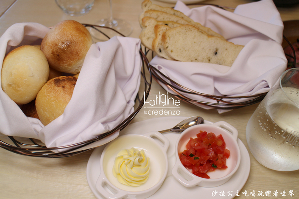 L’origine by La Credenza:南港米其林料理『L’origine by La Credenza』兔肉沙拉/哇沙米燉飯