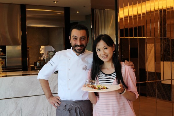 L’origine by La Credenza:南港米其林料理『L’origine by La Credenza』兔肉沙拉/哇沙米燉飯