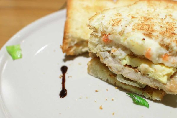 【三重美食】天使號碳烤土司-晚上限定美味的肉蛋吐司