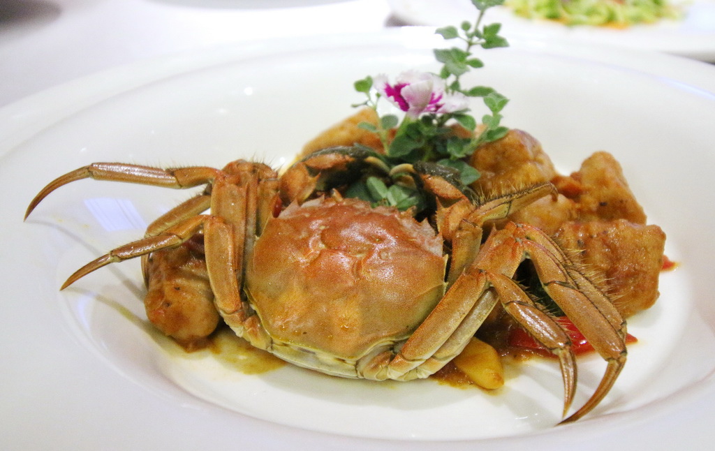 福華飯店，大閘蟹套餐，