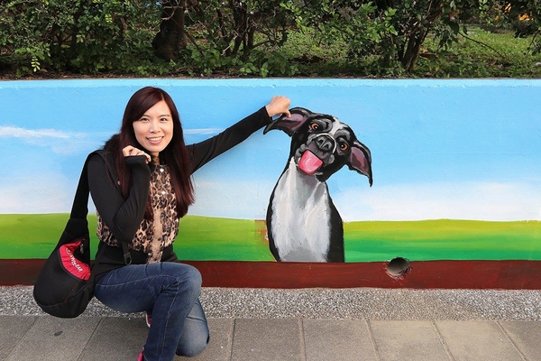 板橋永安公園動物彩繪牆：【新北市景點】搶先曝光!!板橋也有新的彩繪牆了耶~因為這個新的動物彩繪牆充滿逗趣，也讓永安公園更增添了熱鬧非凡的氣氛