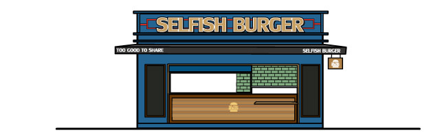 SELFISHBURGER