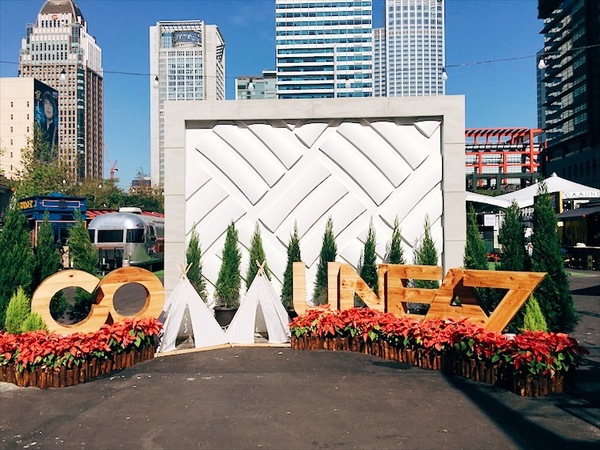 COMMUNE A7：Commune A7貨櫃市集│台北信義區下起了初雪│到市集也能體驗韓劇鬼怪、藍色大海的初雪場景