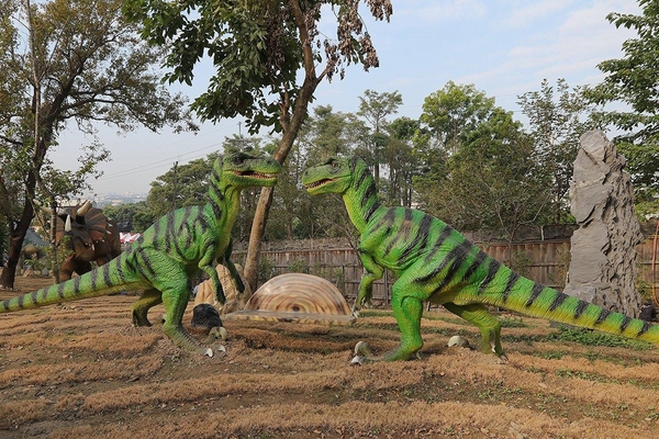 百果山探索樂園：【彰化景點】百果山探索樂園恐龍出沒~騎乘恐龍坐騎/占地8000坪/梁龍溜滑梯/三角龍攀岩/大暴龍恐攻/9D虛擬實境體驗館