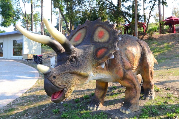 百果山探索樂園：【彰化景點】百果山探索樂園恐龍出沒~騎乘恐龍坐騎/占地8000坪/梁龍溜滑梯/三角龍攀岩/大暴龍恐攻/9D虛擬實境體驗館