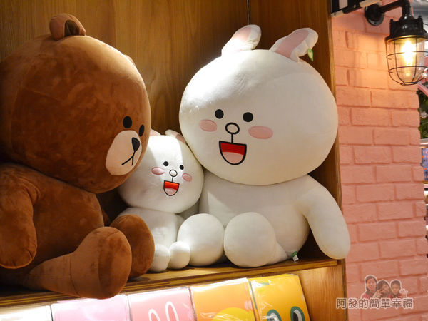 LINE專賣店23-兔兔與熊大絨毛布偶