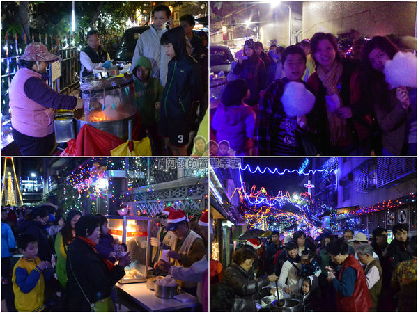 吉慶里聖誕巷07-免費提供棉花糖爆米花紅豆湯