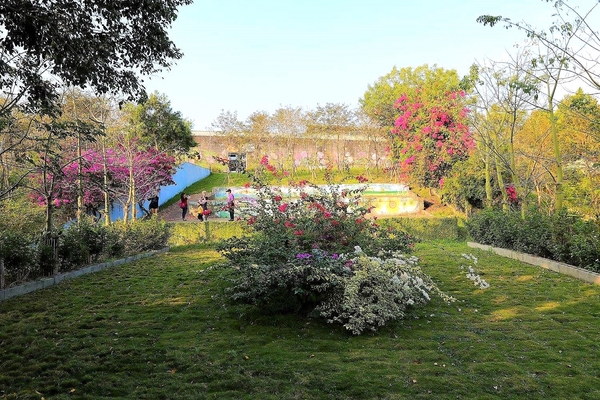 米田貢：【南投景點】埔里親子旅遊新景點米田貢~免門票入園/搭乘鐵道小火車/木製溜滑梯和沙坑/免費試吃整顆的米製水果酥