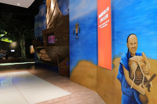 桃園市土地公文化館：【桃園景點】桃園市新景點~土地公文化館/好多種語音導覽跟互動遊戲/親子旅遊好去處/免費提供戲服來唱戲/廟宇建築及熱鬧的慶典活動