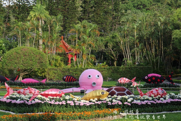 2015士林官邸菊花展：2015士林官邸菊花展『嬉遊秋菊』內含士林、劍潭捷運站週邊美食