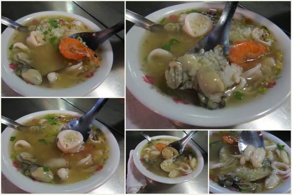 六合夜市：【高雄六合夜市】必嚐四小吃:莊記海鮮粥&烤肉之家&鄭老牌木瓜牛奶&東山鴨頭