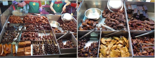 六合夜市：【高雄六合夜市】必嚐四小吃:莊記海鮮粥&烤肉之家&鄭老牌木瓜牛奶&東山鴨頭