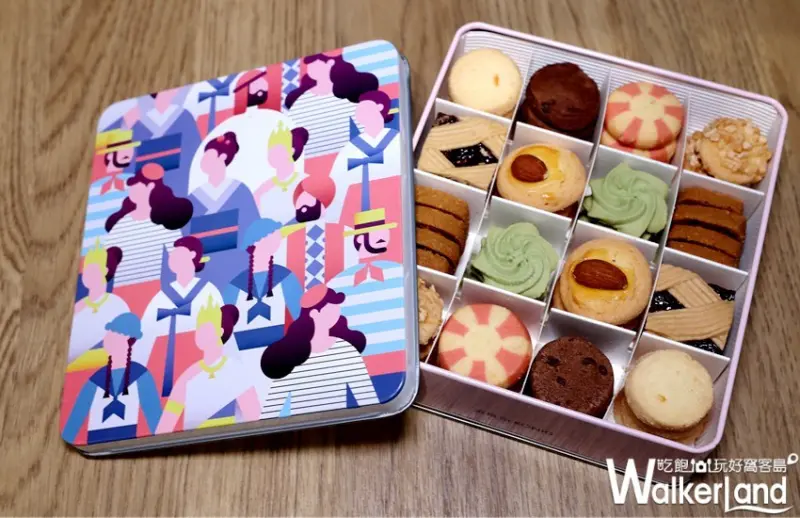 由日本新銳藝術家巴木彩設計的旅人彩食手工餅乾