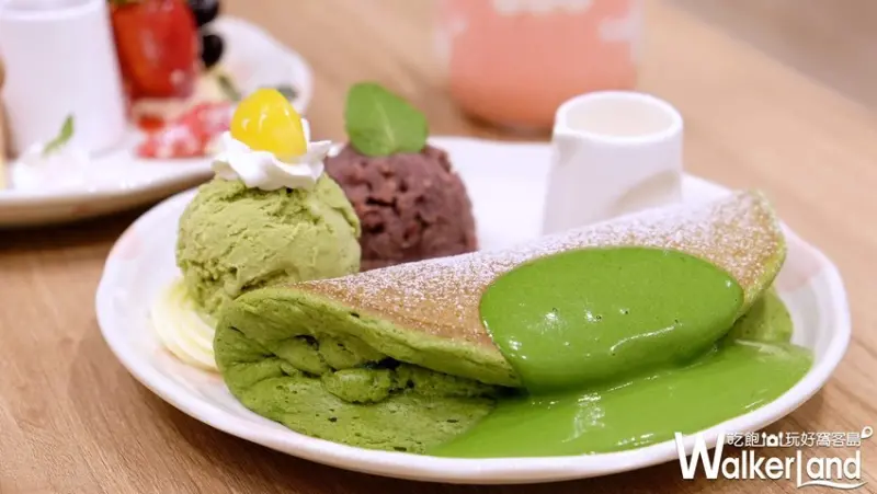 woosaパンケーキ 屋莎鬆餅屋「濃抹茶雲の鬆餅」 / WalkerLand窩客島整理提供 未經許可不可轉載