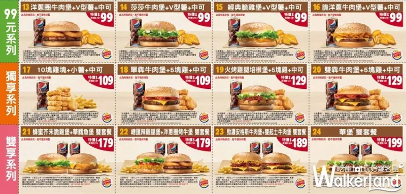 漢堡王 / WalkerLand窩客島提供 未經許可，不得轉載