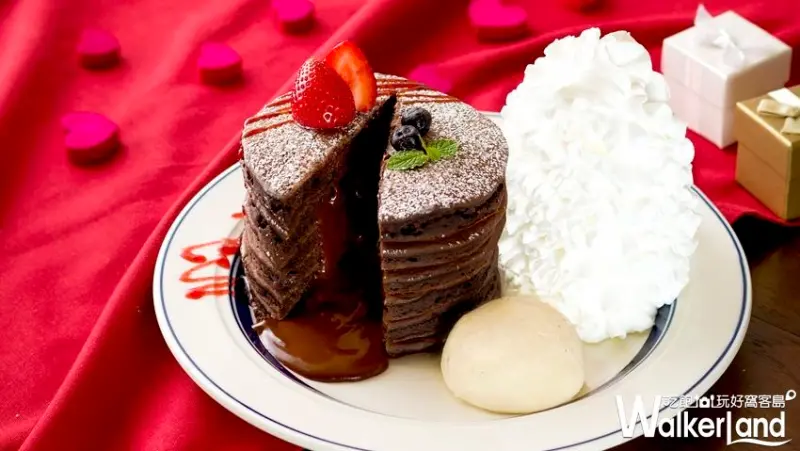 Eggs 'n Things「巧克力熔岩火山鬆餅」 / WalkerLand窩客島整理提供 未經許可不可轉載