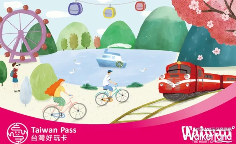 臺中經典景點卡 / WalkerLand窩客島整理提供 未經許可，不得轉載