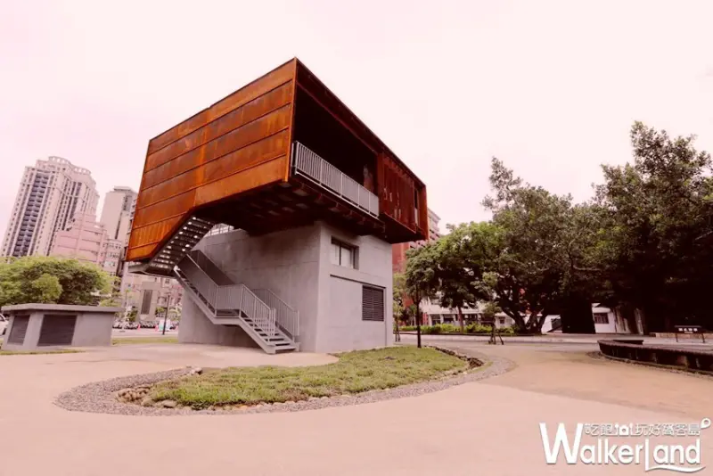 新竹市 府後街停車場 幸福盒子與微笑盒子