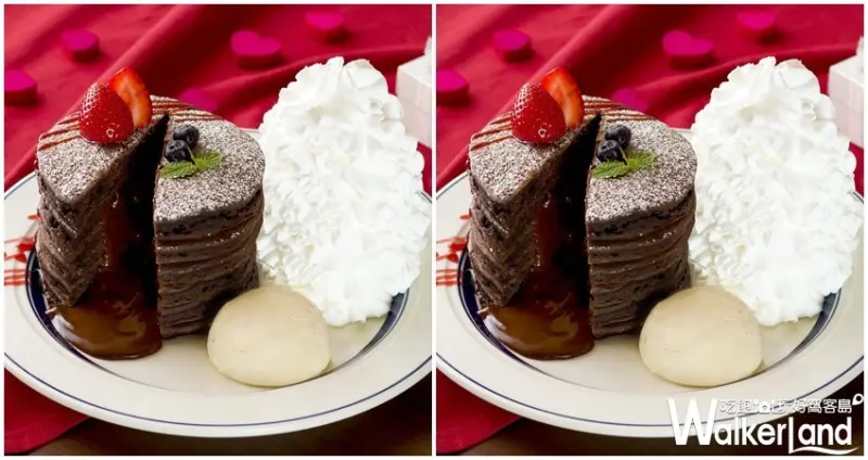 Eggs 'n Things「巧克力熔岩火山鬆餅」 / WalkerLand窩客島整理提供 未經許可不可轉載