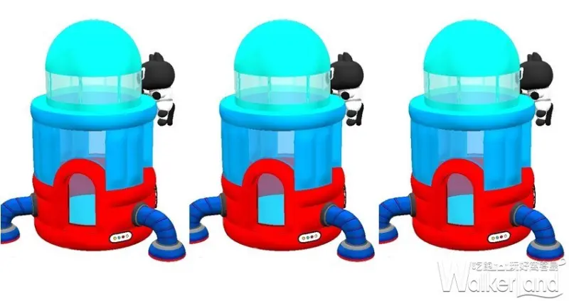 KURORO宇宙喵氣墊樂園 / WalkerLand窩客島整理提供 未經許可，不得轉載