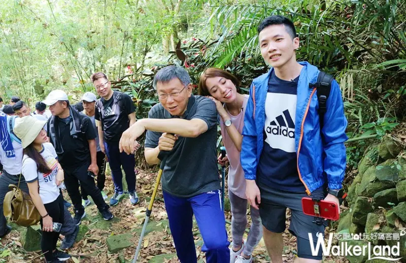 柯文哲市長於北投中正山鉛山步道