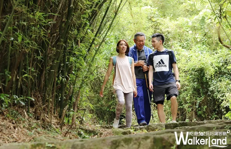 柯文哲市長於北投中正山鉛山步道