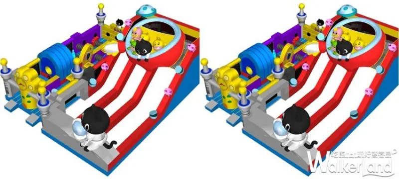 KURORO宇宙喵氣墊樂園 / WalkerLand窩客島整理提供 未經許可，不得轉載