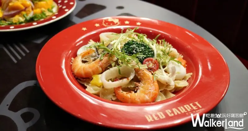 Hello Kitty Red Carpet美式餐廳 / WalkerLand窩客島提供 未經許可，不得轉載